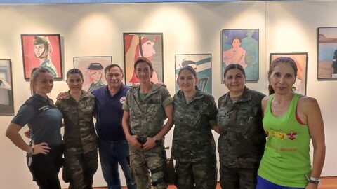 Fotografía 43 de la exposición de pinturas en Soria