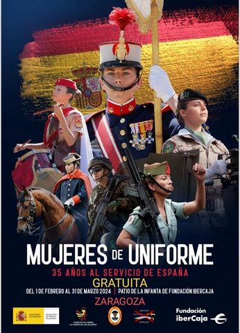 Fotografía 1 de la exposición Mujer y Guardia Civil en Zaragoza
