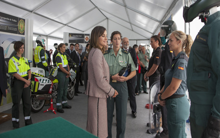 La reina Letizia visita la Exposición Mujer y Guardia Civil